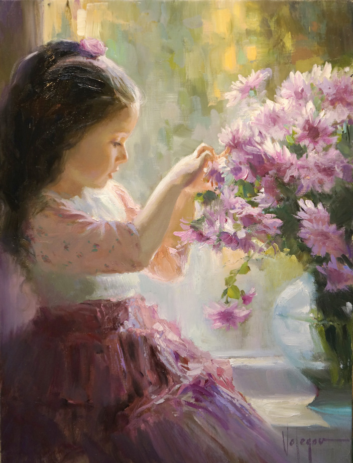 Vladimir Volegov - Child 1 - Original Acrylic on Canvas Painting